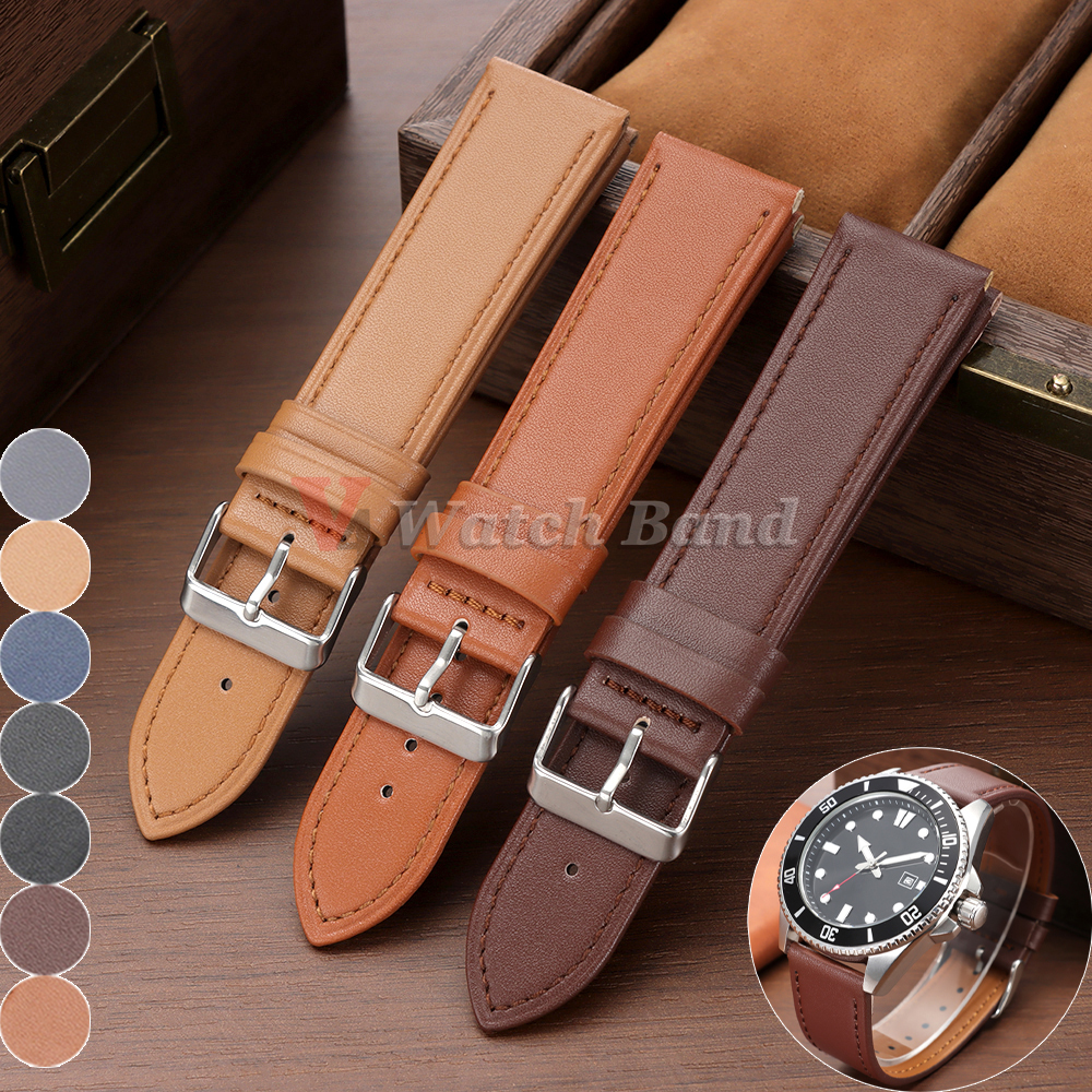 Smartwatch Vintage Watches For Women - Vintage Brown Slim PU Leather Watch