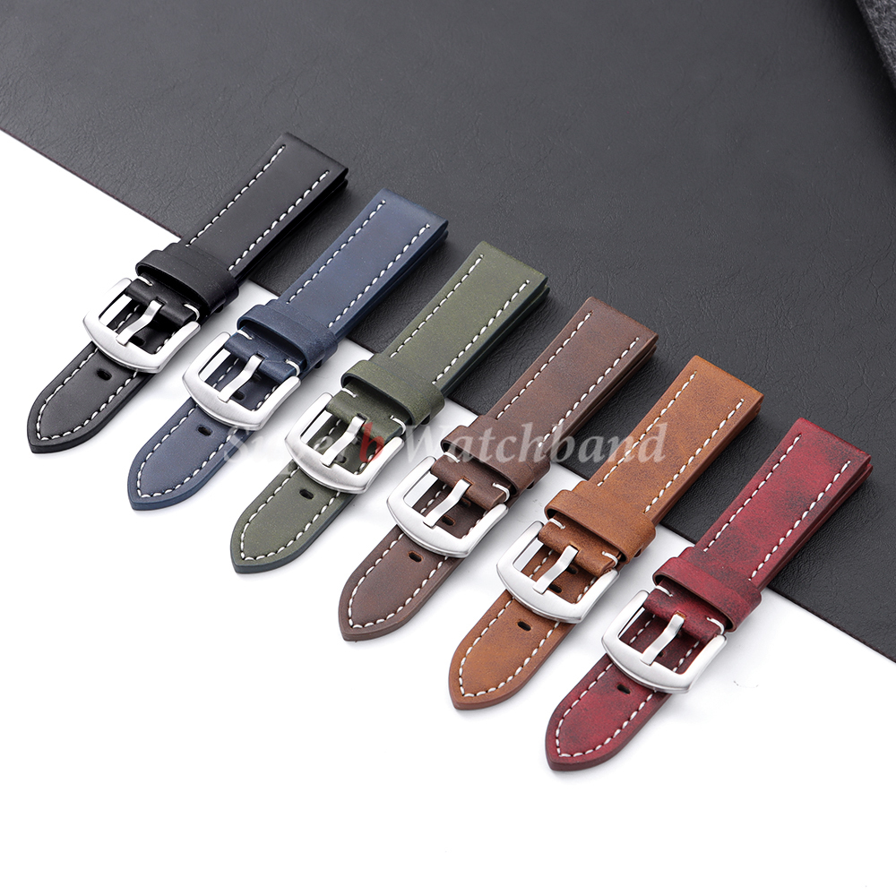Smartwatch Vintage Watches For Women - 20mm 22mm PU Matte Leather Watch