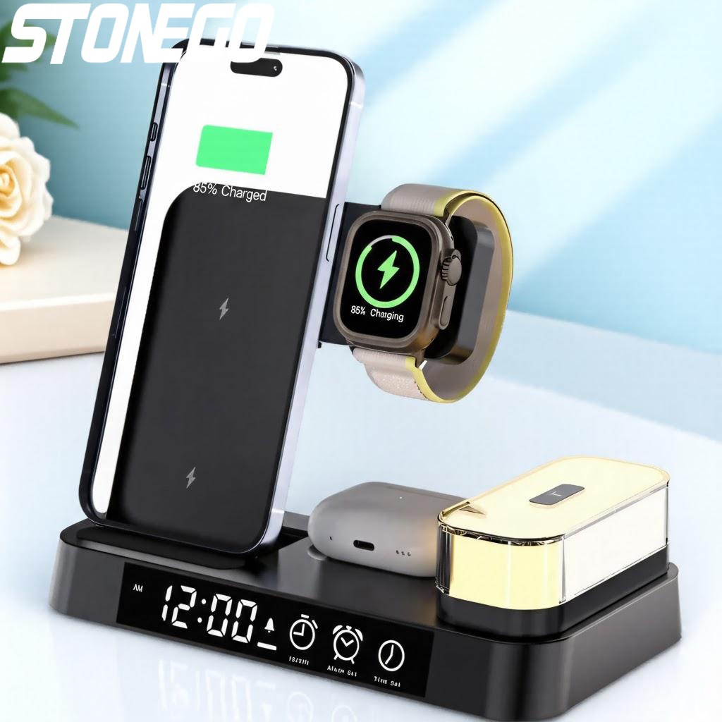 Watch 7 Smartwatch Iphone - 30W Foldable Wireless Charger with RGB