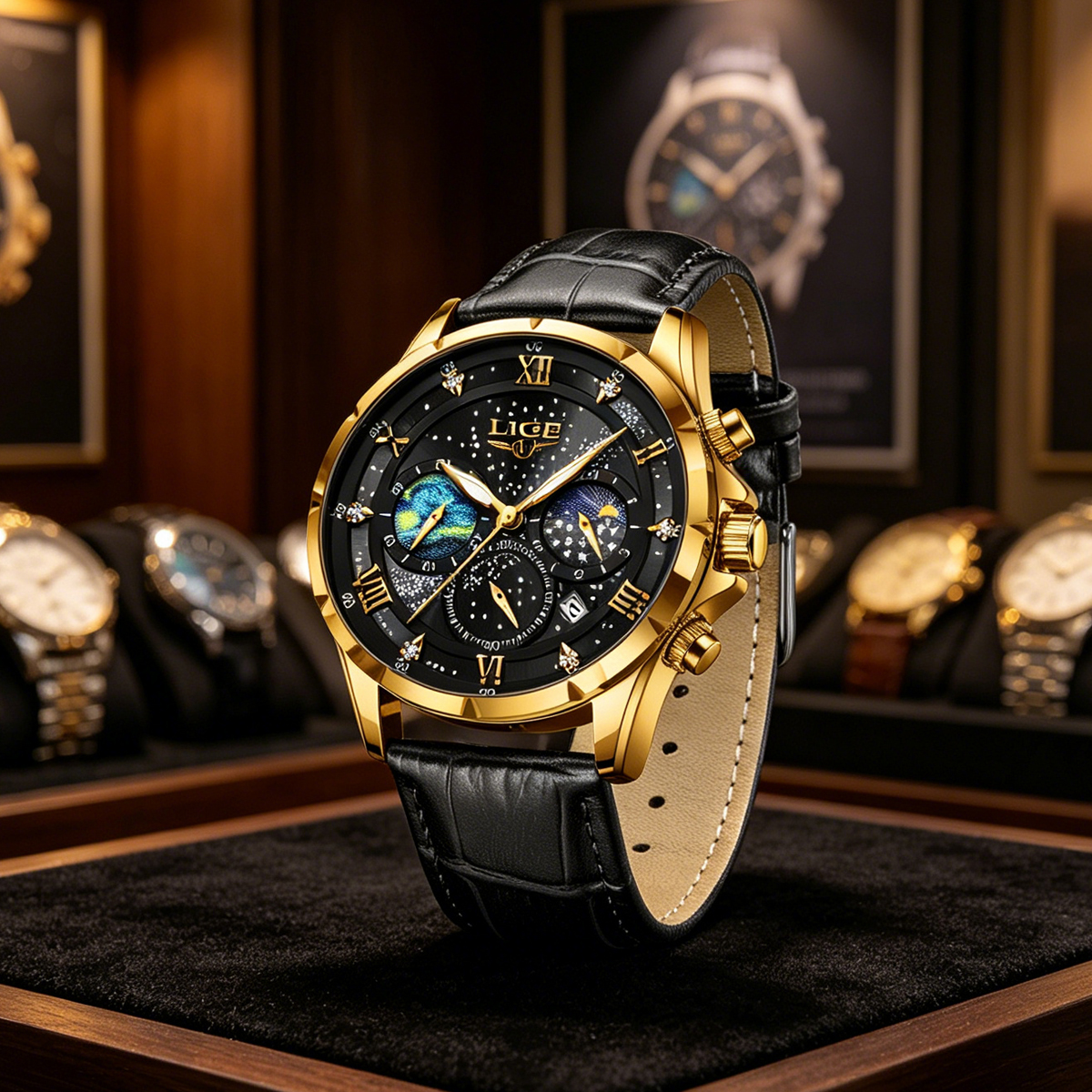 Smartwatch Army Watches For Men - LIGE 2024 Top Luxury Brand Men
