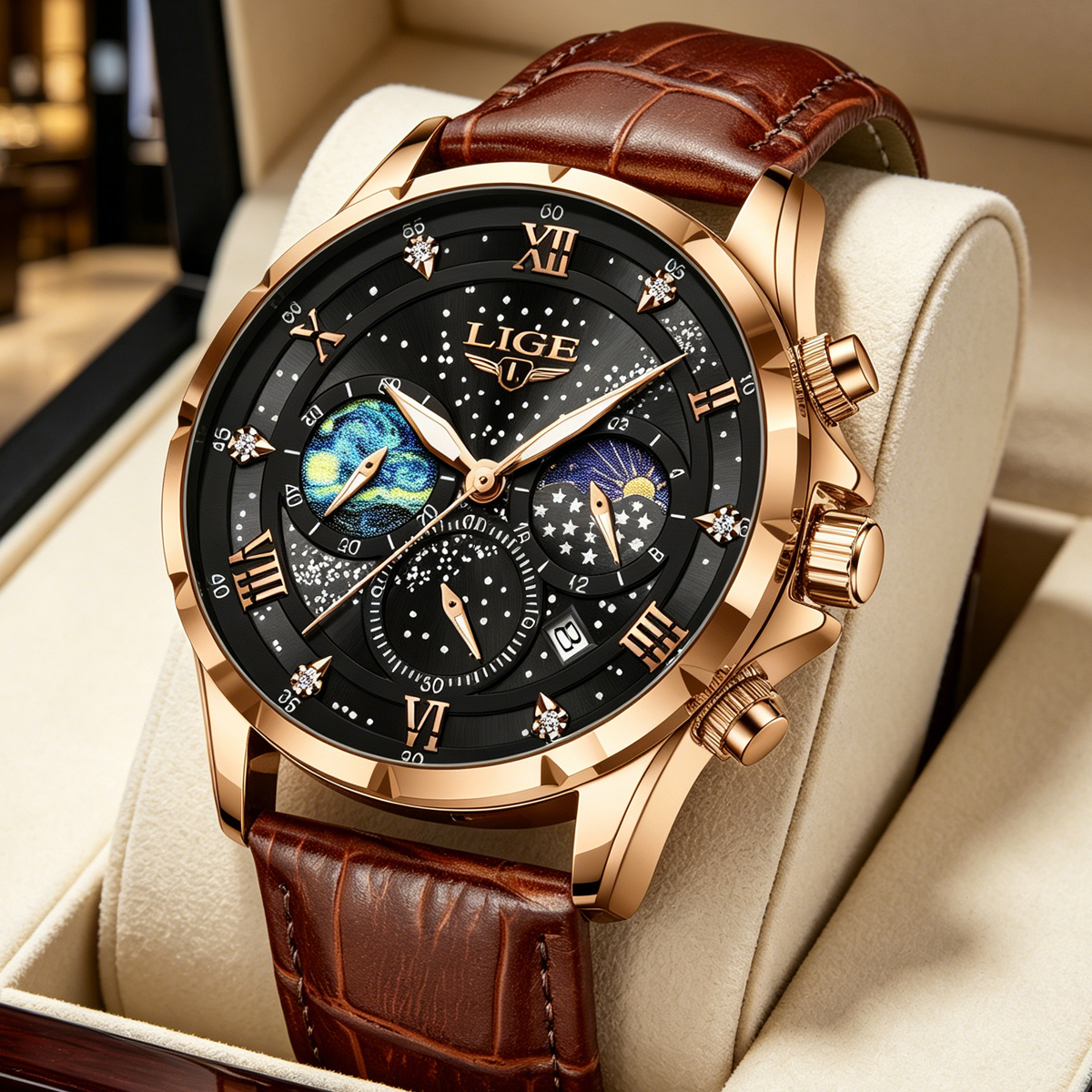 Smartwatch Army Watches For Men - LIGE 2024 Top Luxury Brand Men
