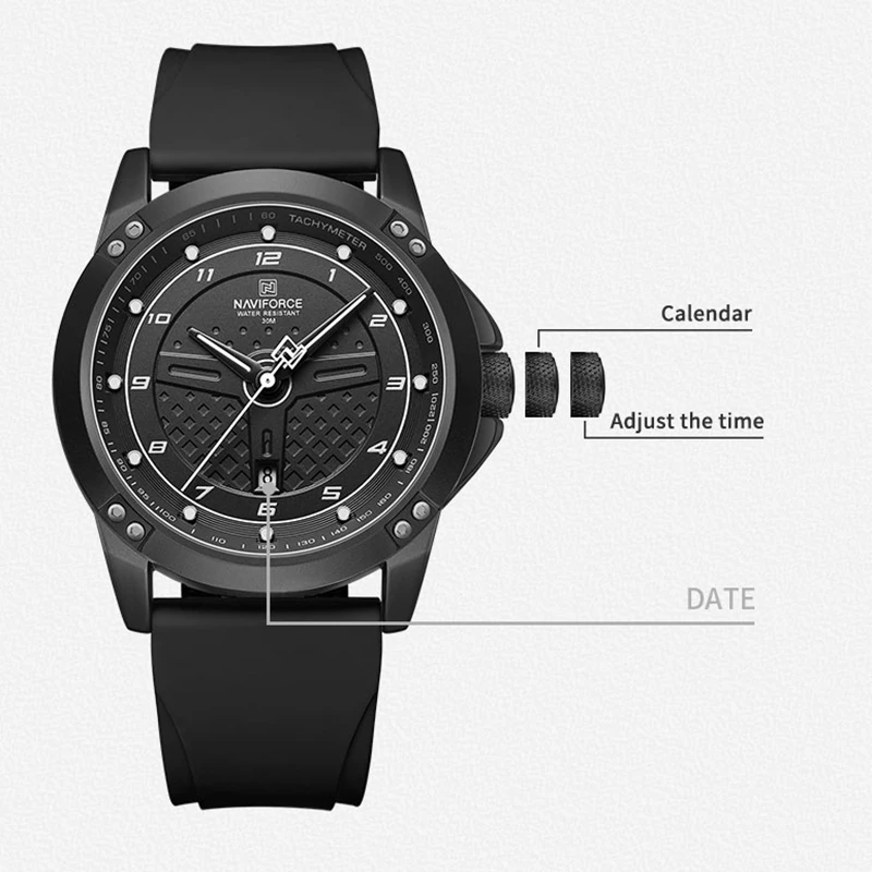 NAVIFORCE New 8031 Men Watch T - Smartwatch Army Watches For Men 评论和价格
