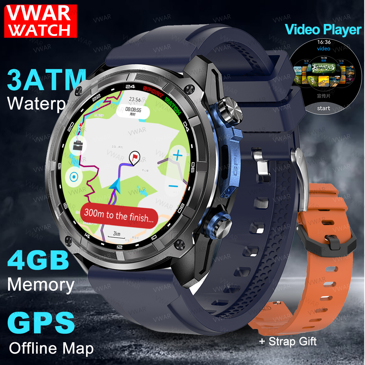 Built-in GPS Smart Watch Offli - Watch Vs Smartwatch 评论和价格