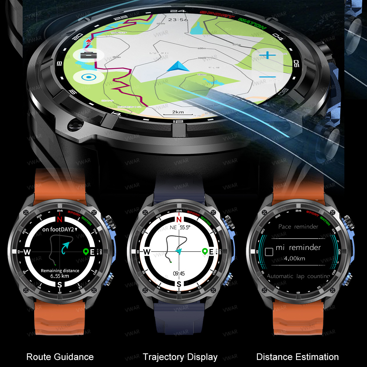 Built-in GPS Smart Watch Offli - Watch Vs Smartwatch 评论和价格