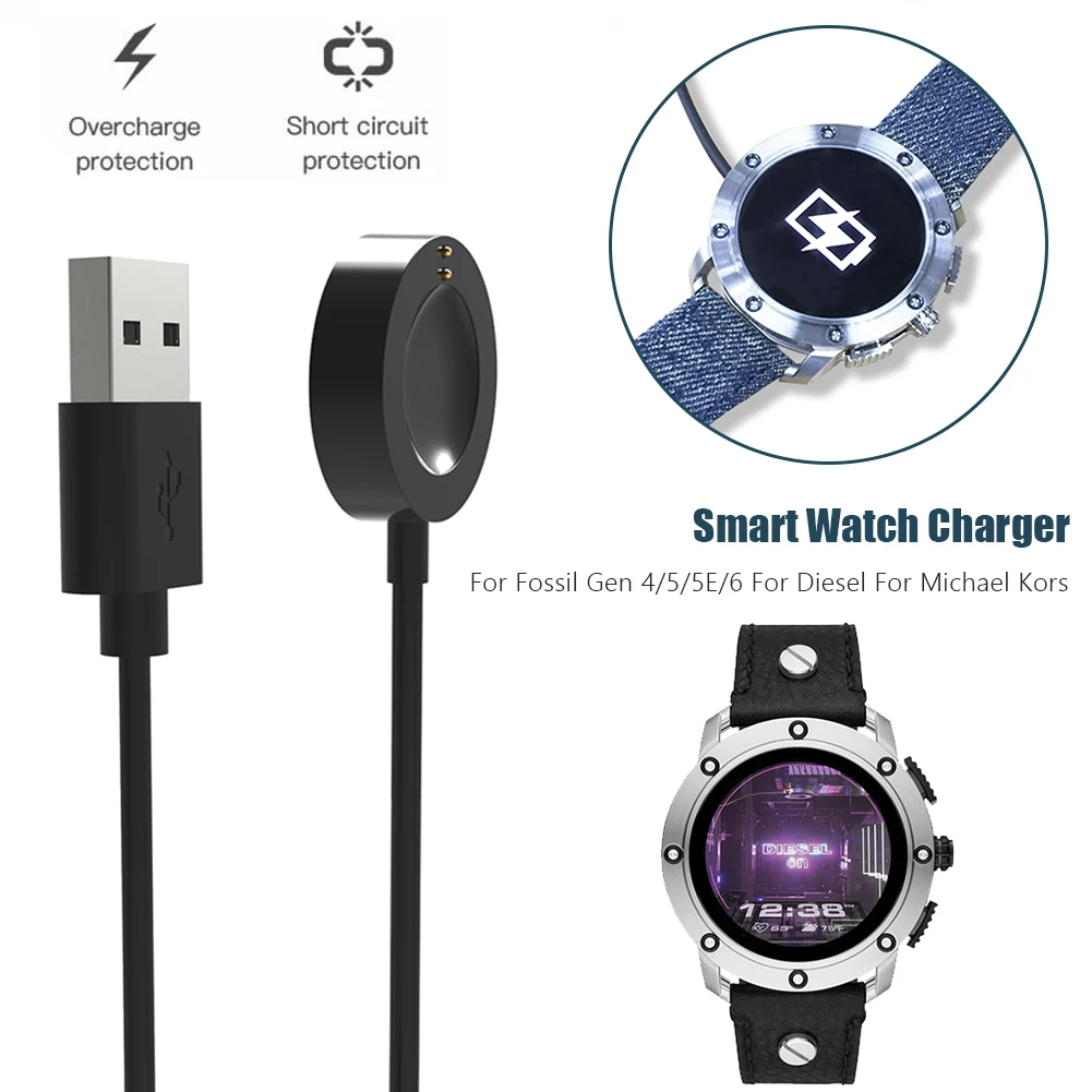 USB Magnetic Fast Charge Charg - Fossil Watches Smartwatch Gen 4 评论和价格