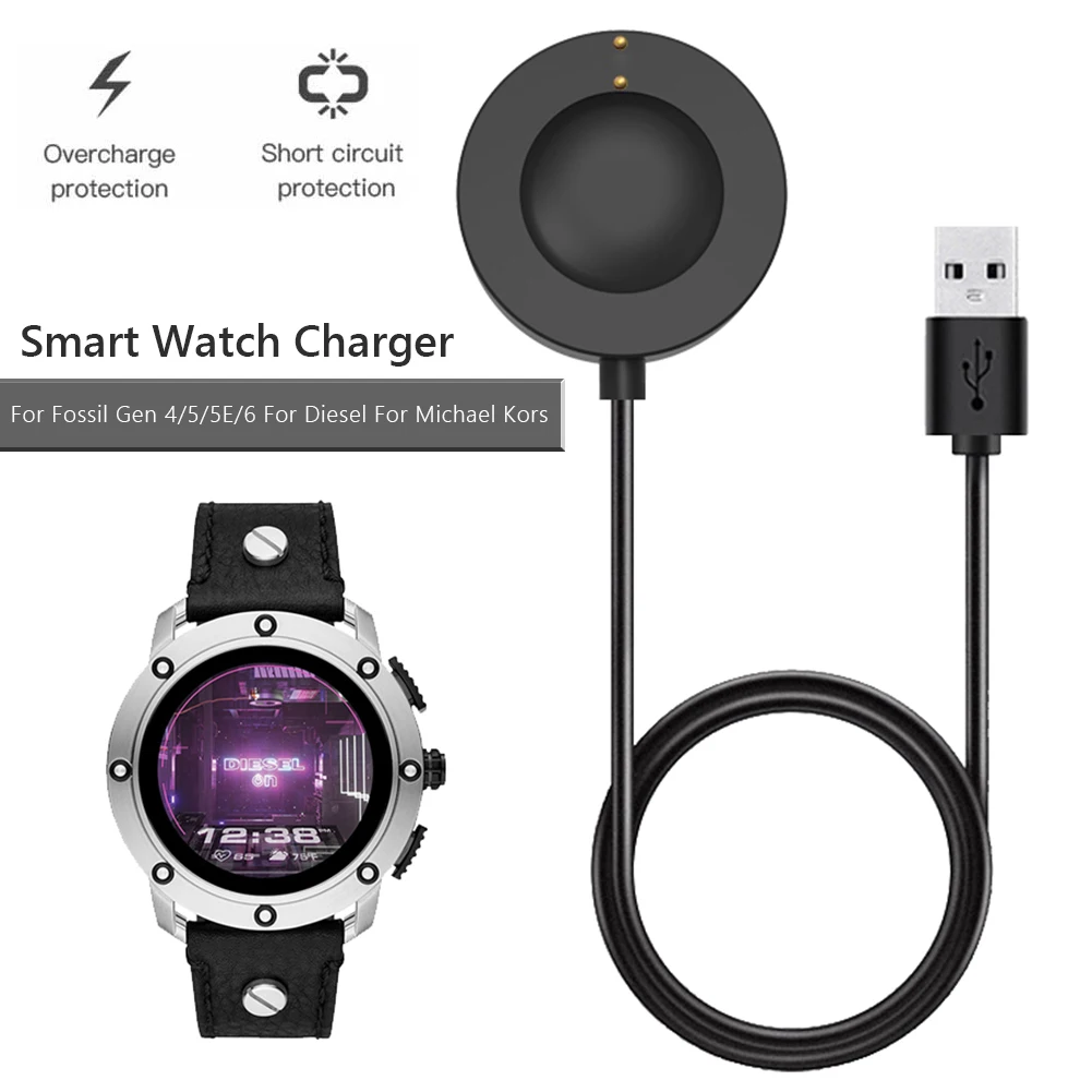 USB Magnetic Fast Charge Charg - Fossil Watches Smartwatch Gen 4 评论和价格