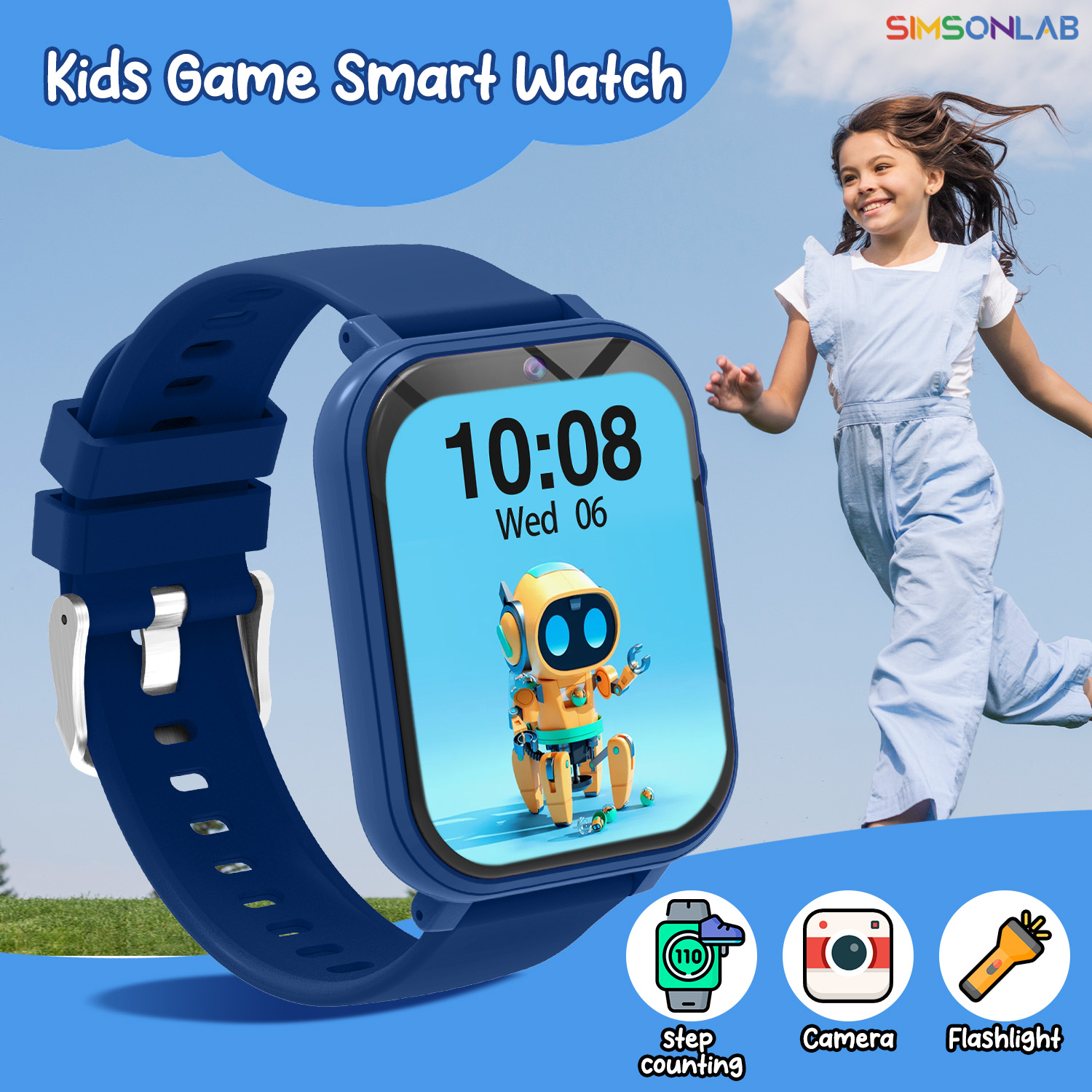 Kids Smart Watch Games Camera  - Smartwatch Watches For Kid Boy With Alarm 评论和价格