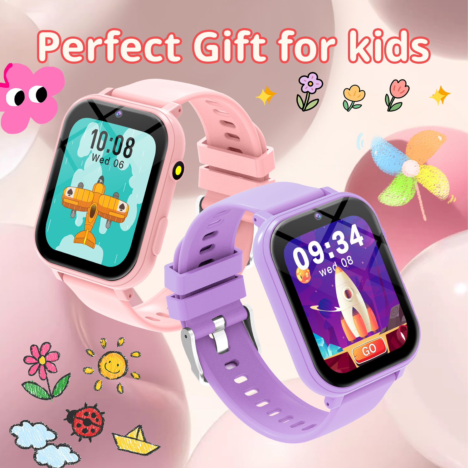 Kids Smart Watch Games Camera  - Smartwatch Watches For Kid Boy With Alarm 评论和价格