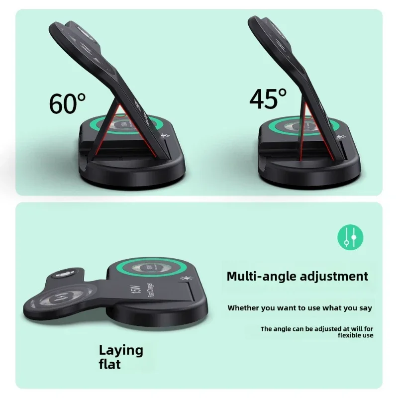 15W Fast Wireless Charger Stan - Watch 7 Smartwatch Iphone 评论和价格