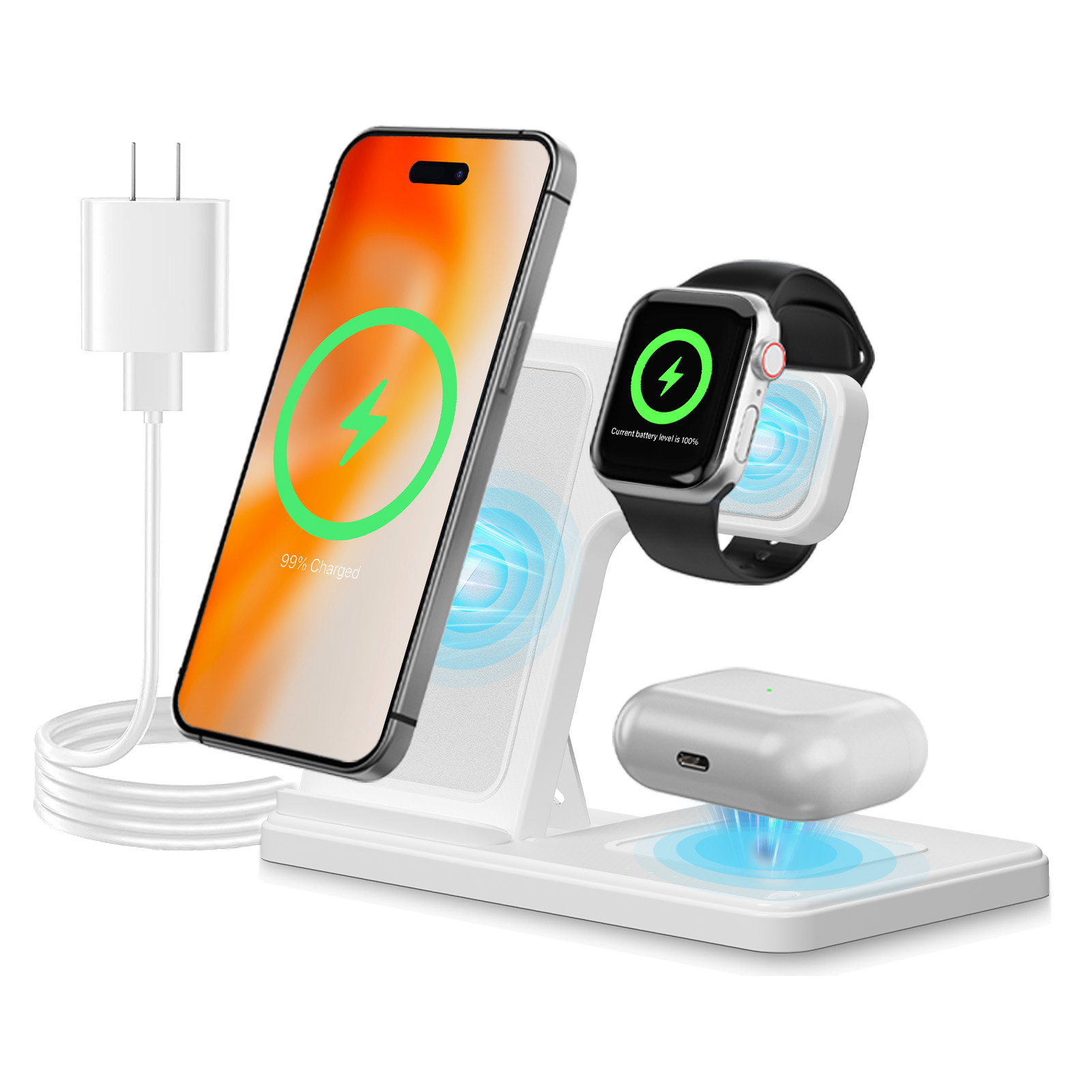 15W Magnetic Wireless Charger  - Watch 7 Smartwatch Iphone 评论和价格