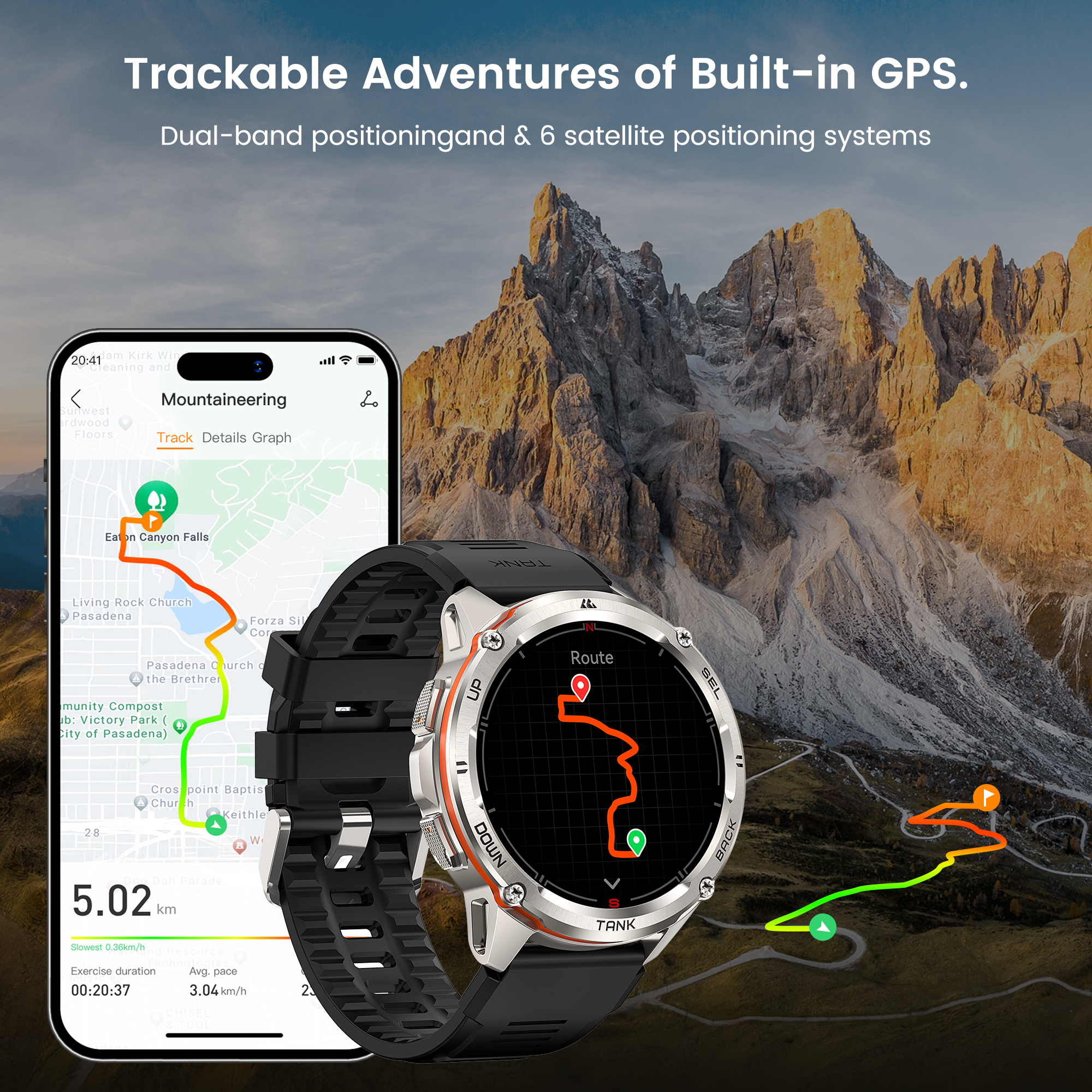 KOSPET TANK T3 Ultra Rugged GP - Smartwatch Rugged Watches For Men 评论和价格