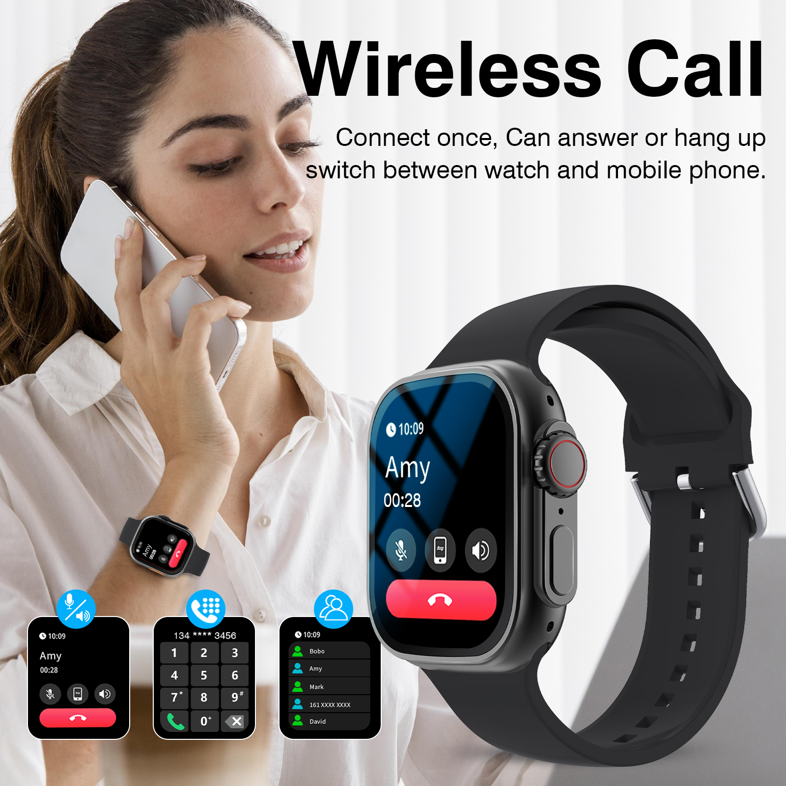 2026 New HD Full-Touch Smart W - Watch 7 Smartwatch Iphone 评论和价格