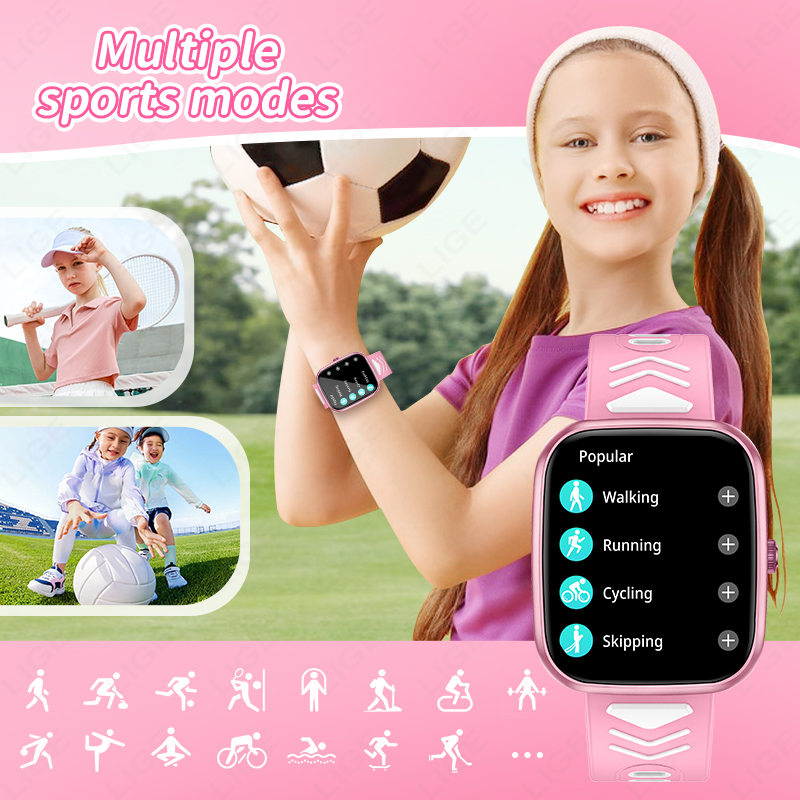 LIGE Children Boys Girls Prese - Smartwatch Watches For Kid Boy With Alarm 评论和价格