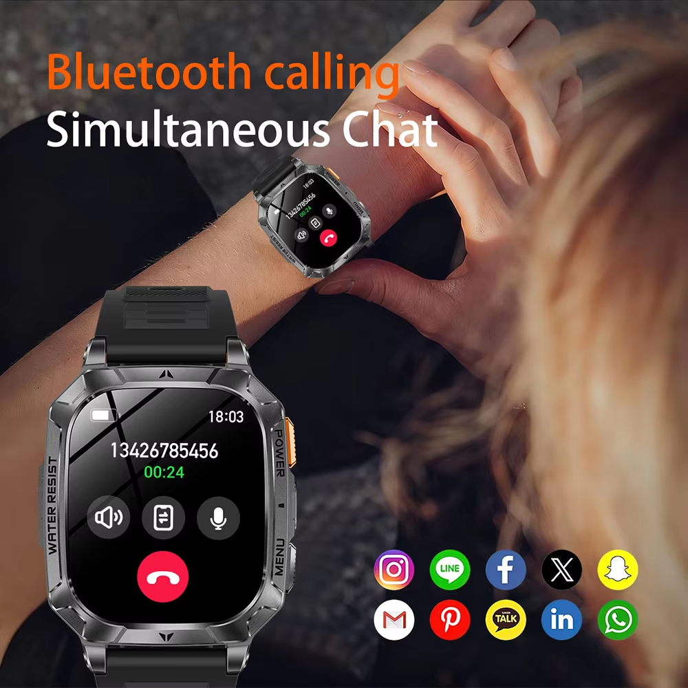 Hot Rugged Outdoor Smart Watch - Smartwatch Rugged Watches For Men 评论和价格