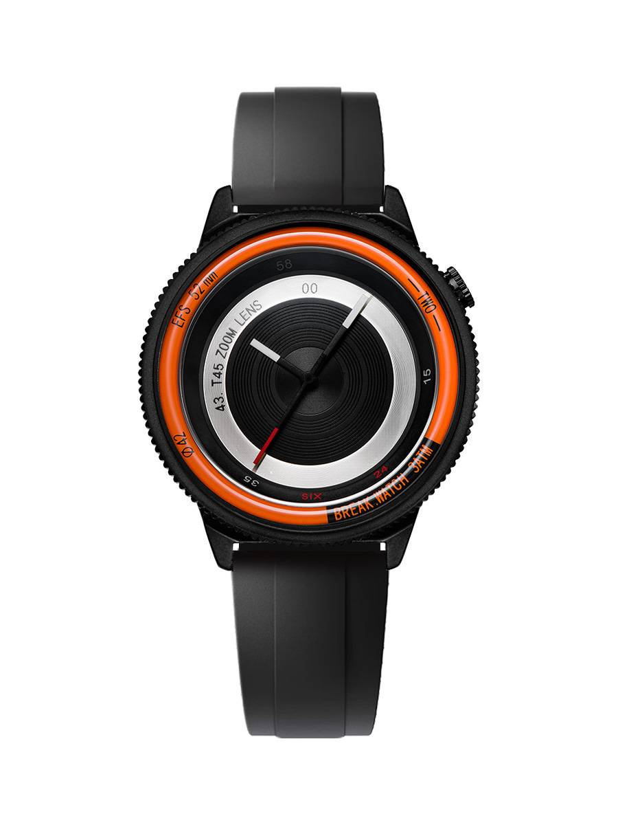 BREAK Black Camera Series Men  - Silicone Sport Band 评论和价格