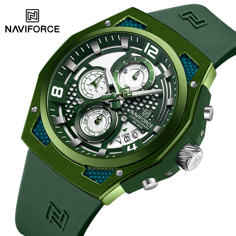 NAVIFORCE Original watches for - Silicone Sport Band 评论和价格