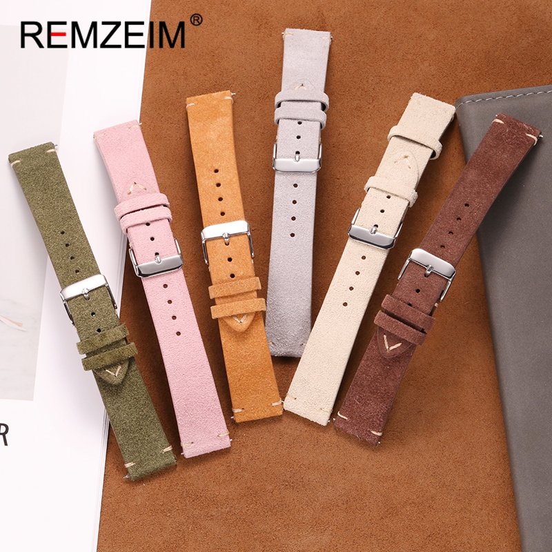 Suede Quick Release Leather Re - Smartwatch Vintage Watches For Women 评论和价格