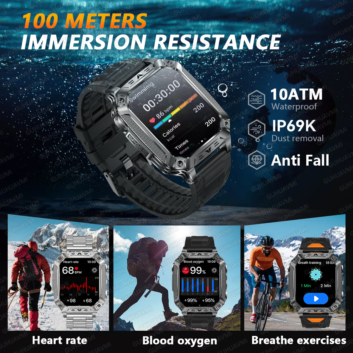 2026 New Military GPS Smart Wa - Smartwatch Rugged Watches For Men 评论和价格