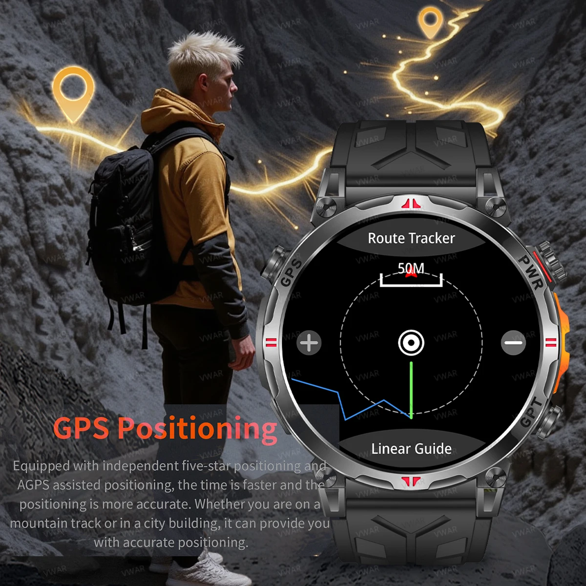 2025 New VWAR Air5 Ultra GPS S - Watch Vs Smartwatch 评论和价格