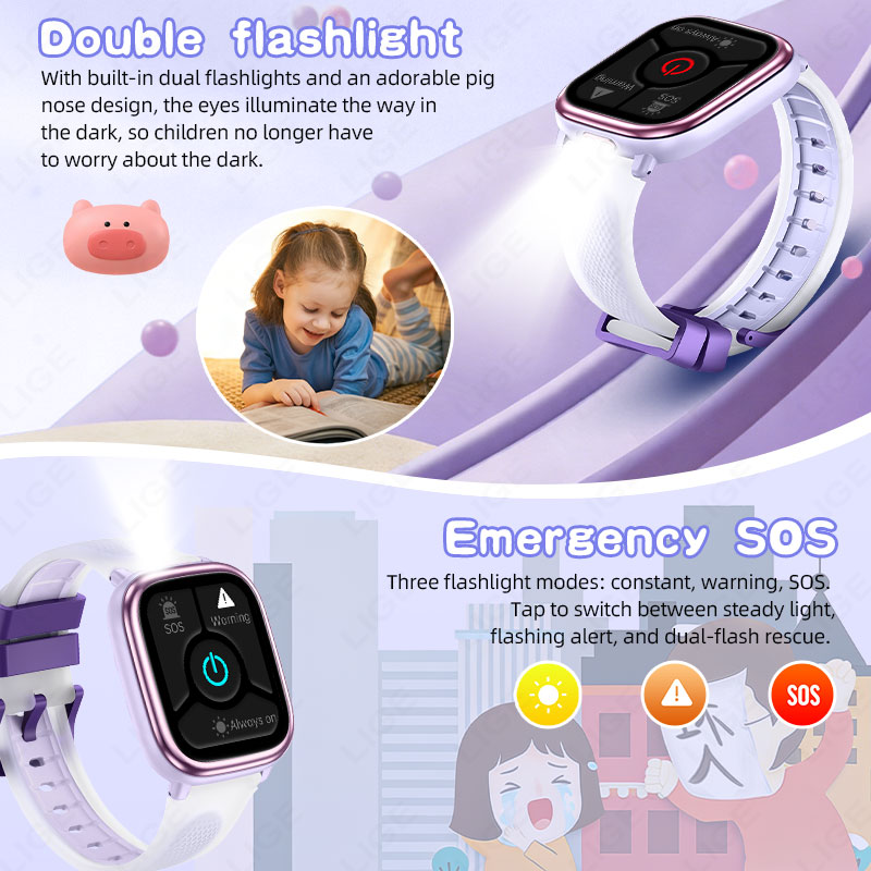 LIGE 2026 New Children Learnin - Smartwatch Watches For Kid Boy With Alarm 评论和价格