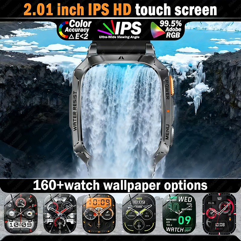 New Rugged Military Smart Watc - Smartwatch Rugged Watches For Men 评论和价格