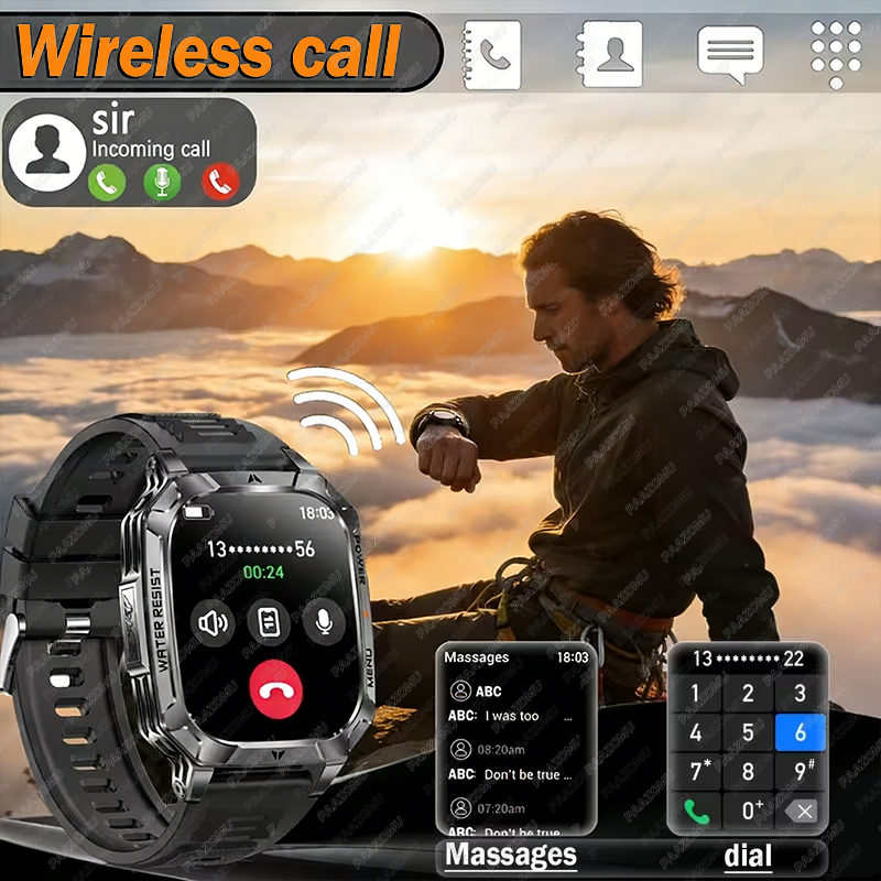 New Rugged Military Smart Watc - Smartwatch Rugged Watches For Men 评论和价格