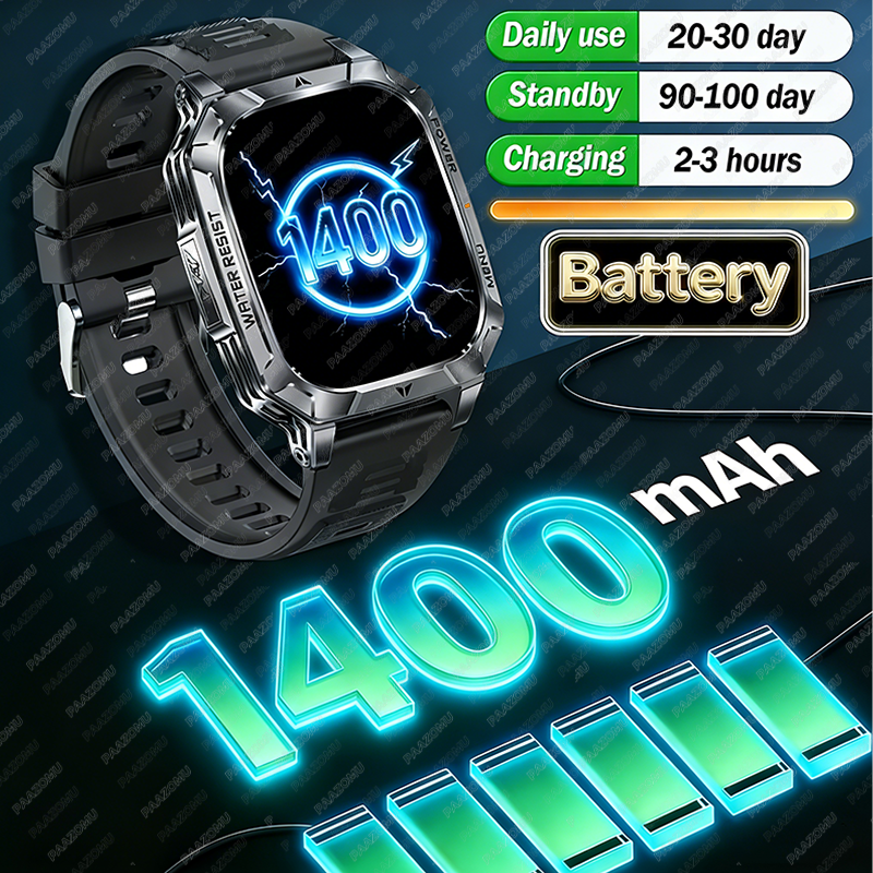 New Rugged Military Smart Watc - Smartwatch Rugged Watches For Men 评论和价格