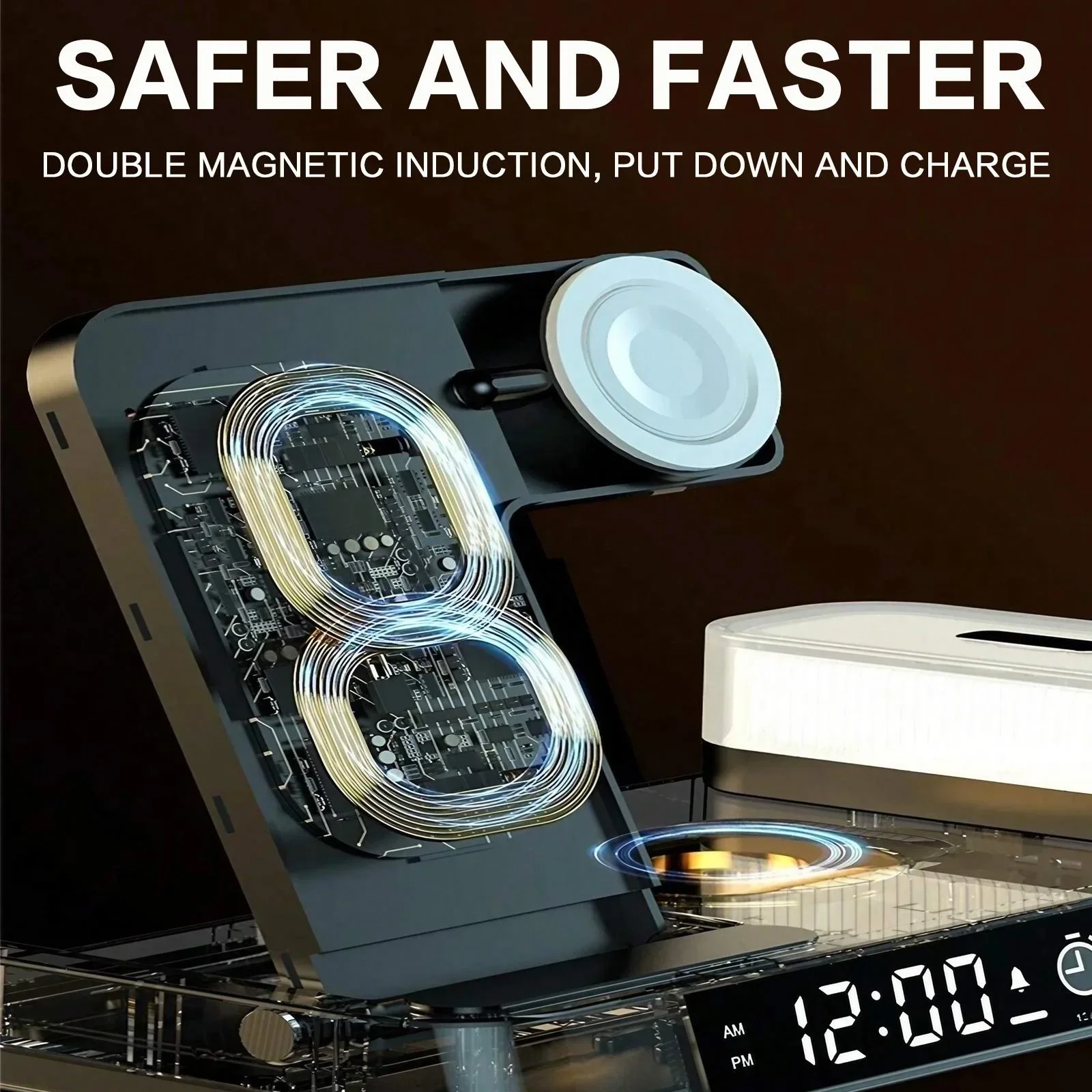 30W Foldable Wireless Charger  - Watch 7 Smartwatch Iphone 评论和价格