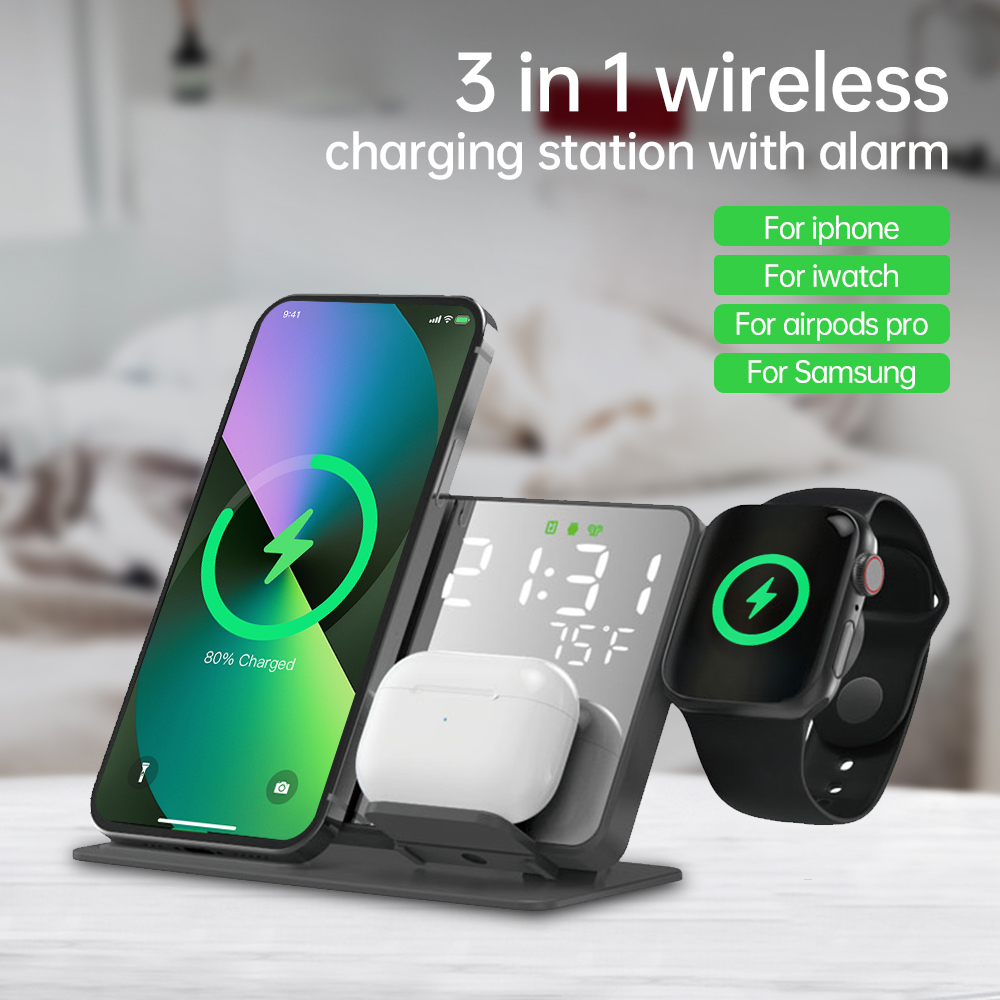 3 in 1 Wireless Charger For iP - Watch 7 Smartwatch Iphone 评论和价格