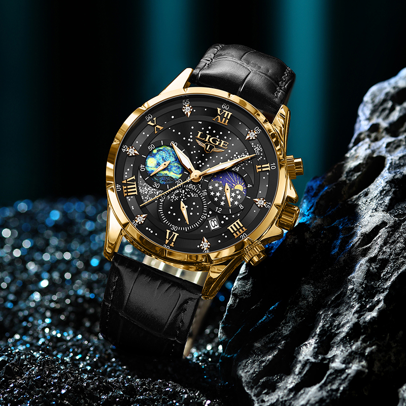 LIGE 2024 Top Luxury Brand Men - Smartwatch Army Watches For Men 评论和价格