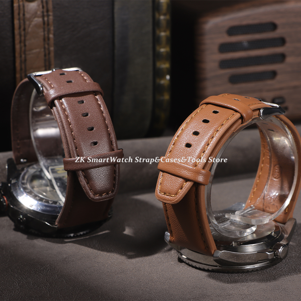 Leather Watch Band 22mm for Om - Smartwatch Vintage Watches For Women 评论和价格