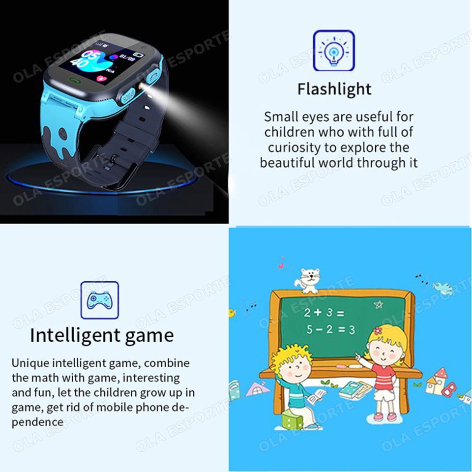 2025 New Kids Smart Watch Chil - Smartwatch Watches For Kid Boy With Alarm 评论和价格
