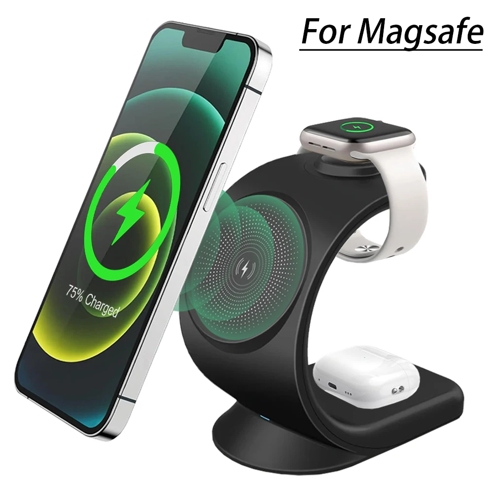 Magnetic Wireless Charger 3 in - Watch 7 Smartwatch Iphone 评论和价格