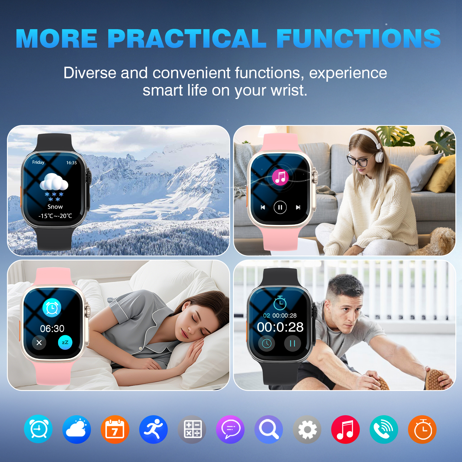 New Smart Glasses,answering Ca - Watch 7 Smartwatch Iphone 评论和价格