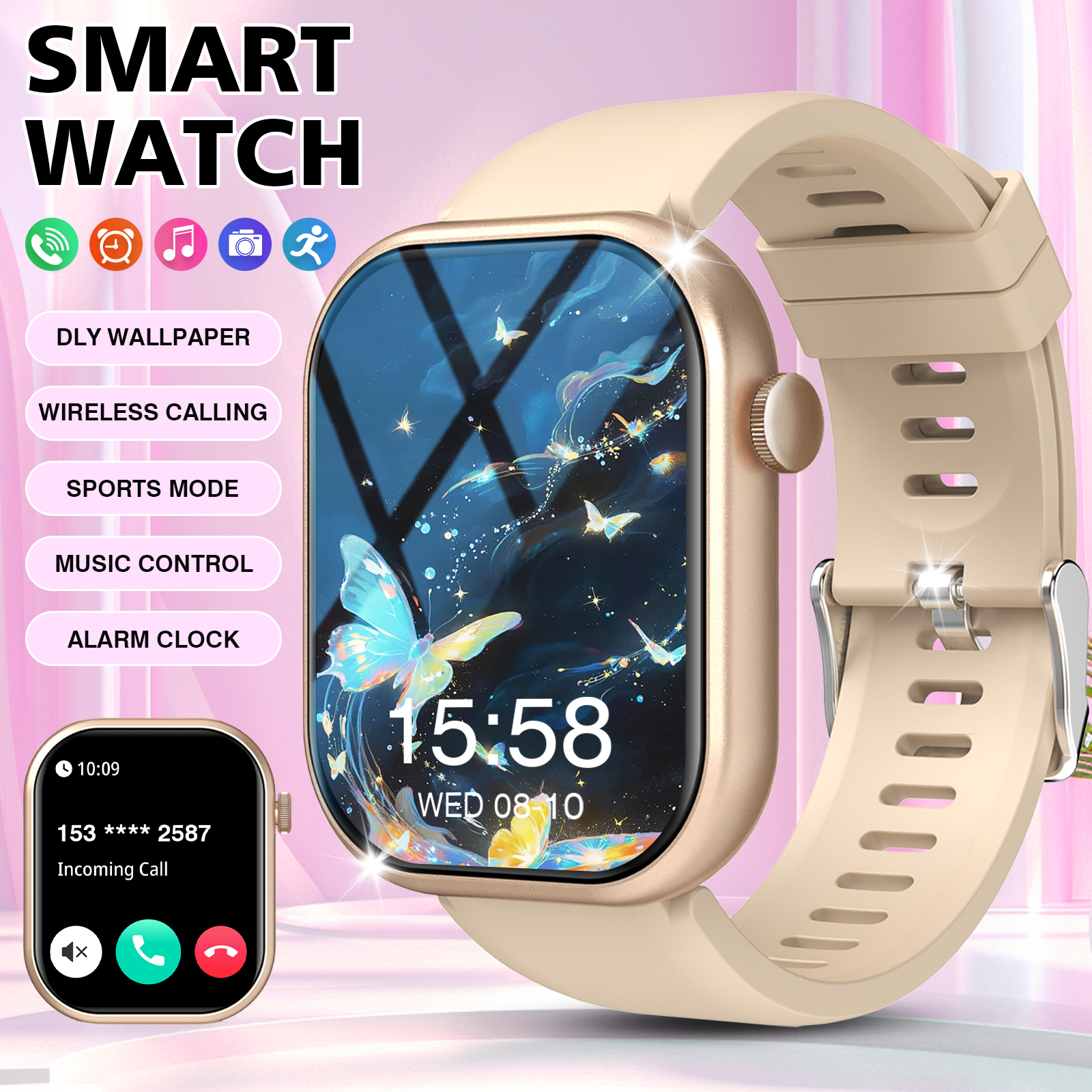 New Smart Watch, HD Touchscree - Watch 7 Smartwatch Iphone 评论和价格