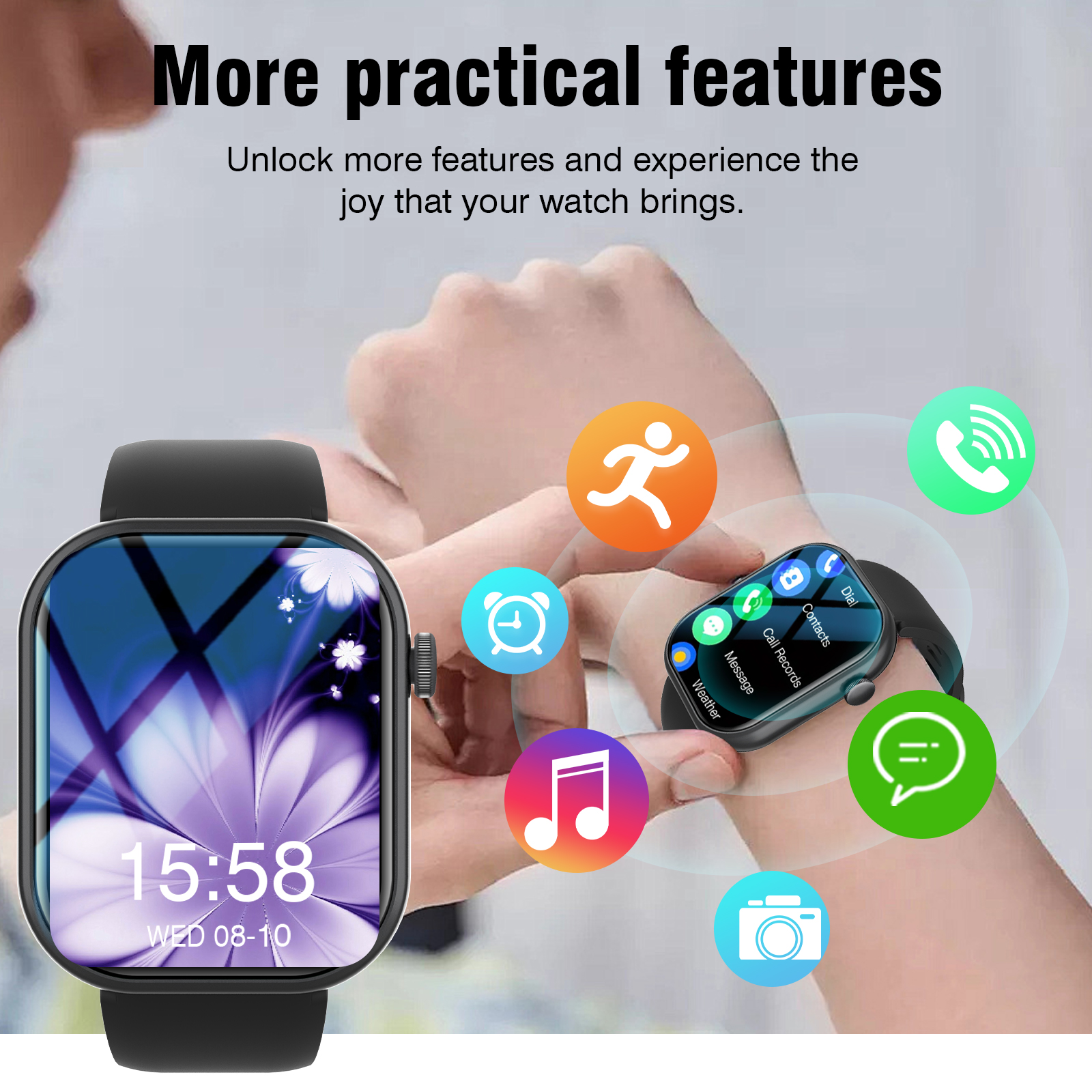 New Smart Watch, HD Touchscree - Watch 7 Smartwatch Iphone 评论和价格
