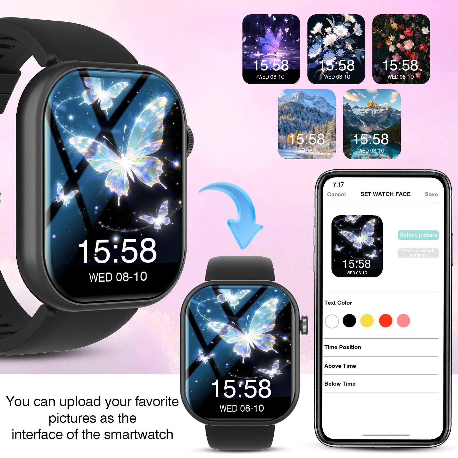 New Smart Watch, HD Touchscree - Watch 7 Smartwatch Iphone 评论和价格