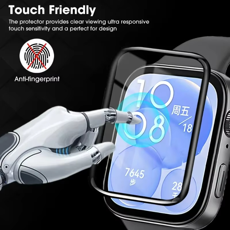 1-5Pcs 9D Curved Film For Huaw - Smartwatch Watch Huawei 评论和价格