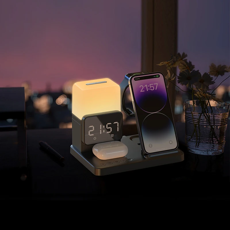 6 in 1 Wireless Charger Stand  - Watch 7 Smartwatch Iphone 评论和价格