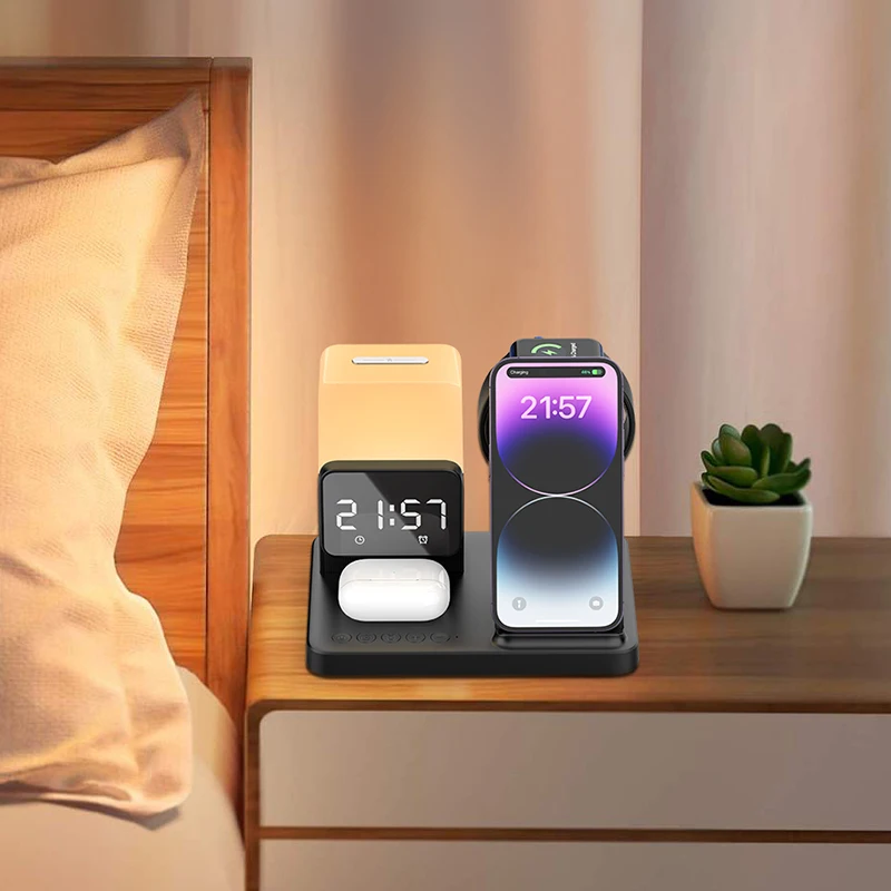 6 in 1 Wireless Charger Stand  - Watch 7 Smartwatch Iphone 评论和价格