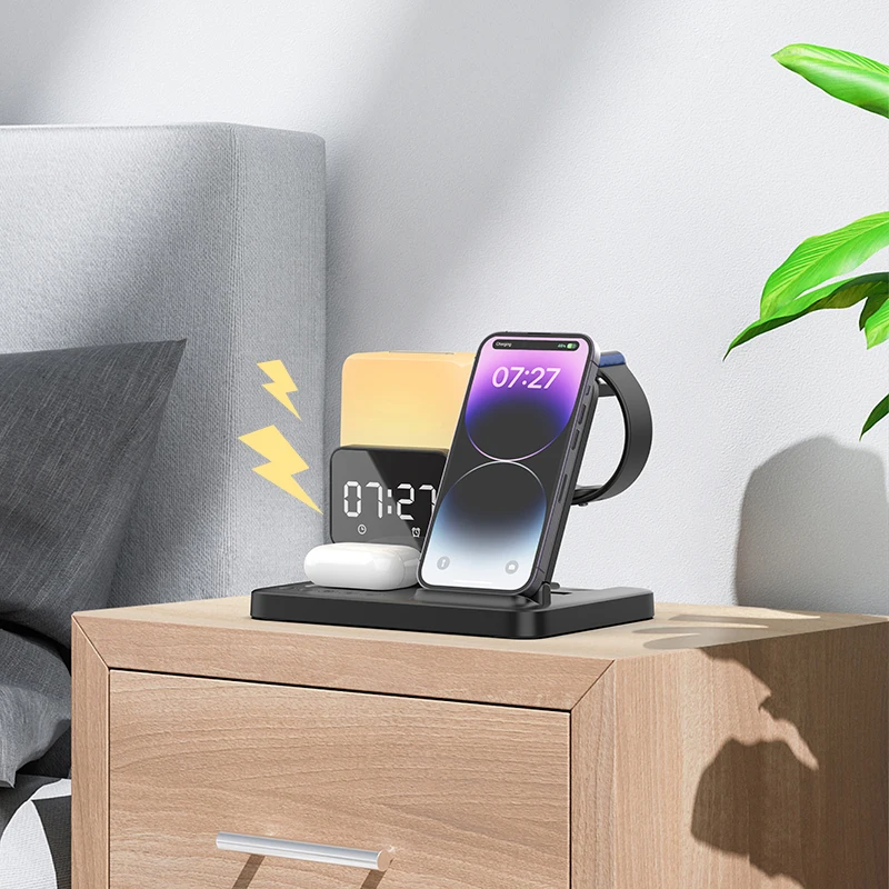 6 in 1 Wireless Charger Stand  - Watch 7 Smartwatch Iphone 评论和价格