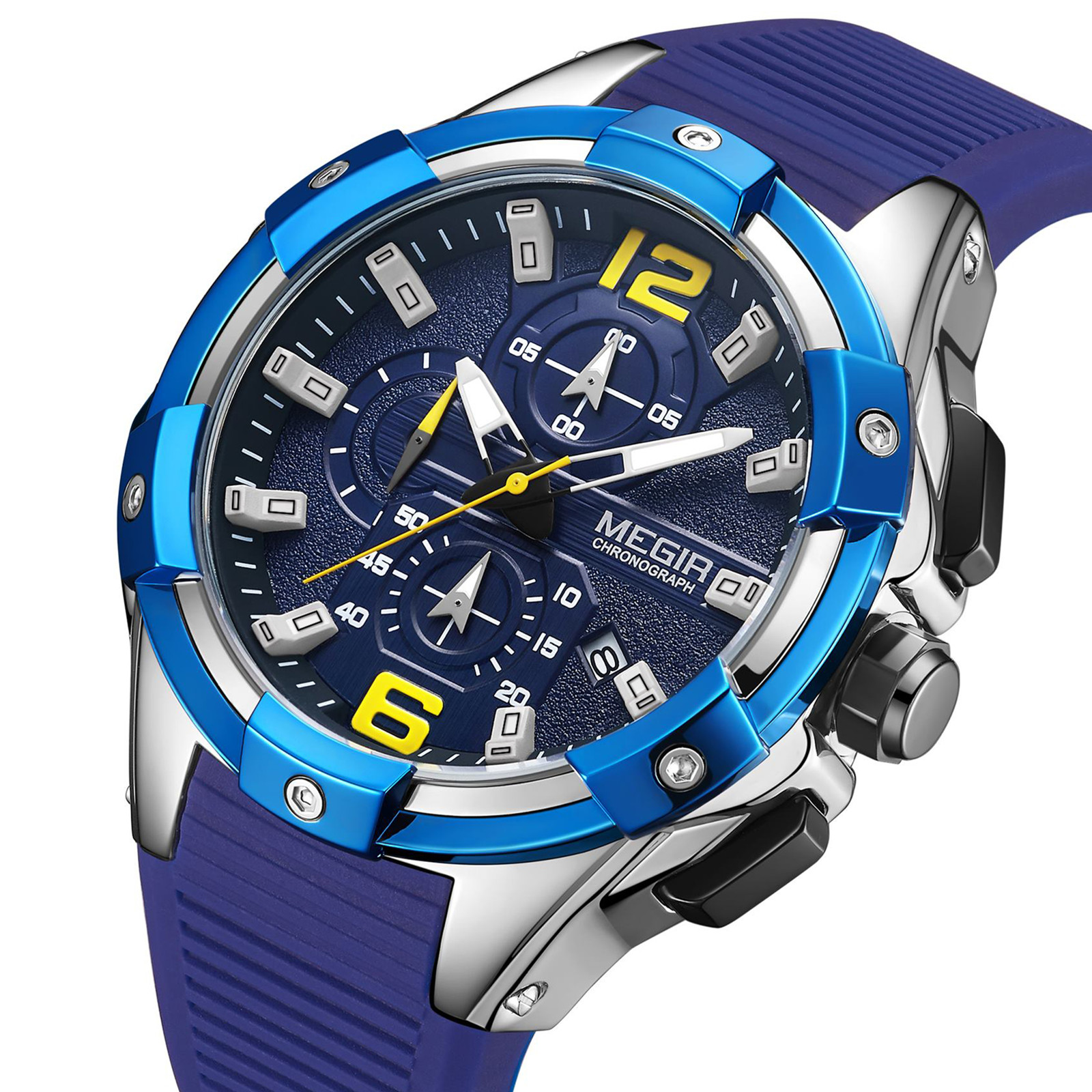 MEIGR Men's Sports Chronograph - Smartwatch Army Watches For Men 评论和价格