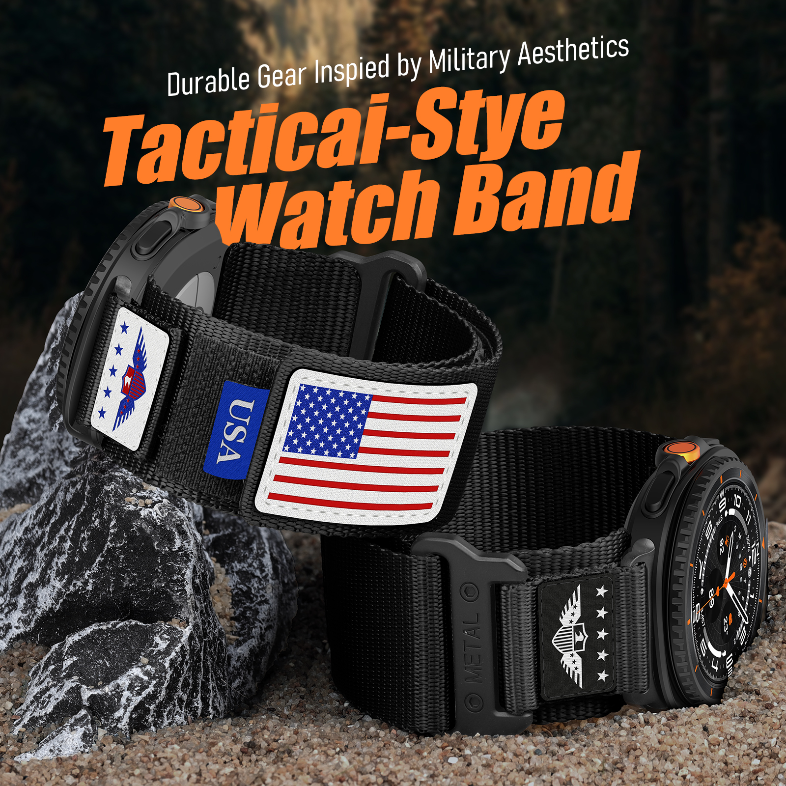 Rugged band for Samsung Galaxy - Smartwatch Rugged Watches For Men 评论和价格