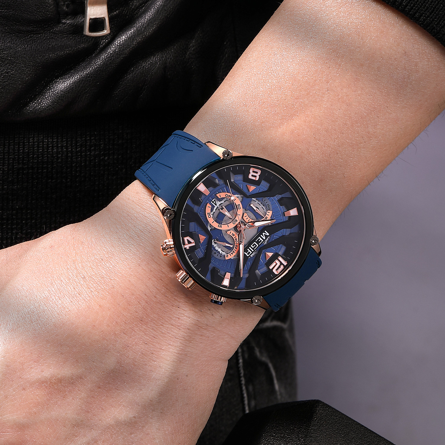 MEGIR Men's Sports Chronograph - Smartwatch Army Watches For Men 评论和价格