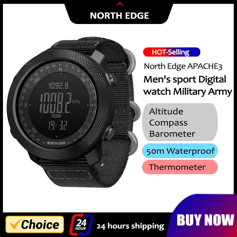NORTH EDGE Mens Smart Watch Mi - Smartwatch Army Watches For Men 评论和价格