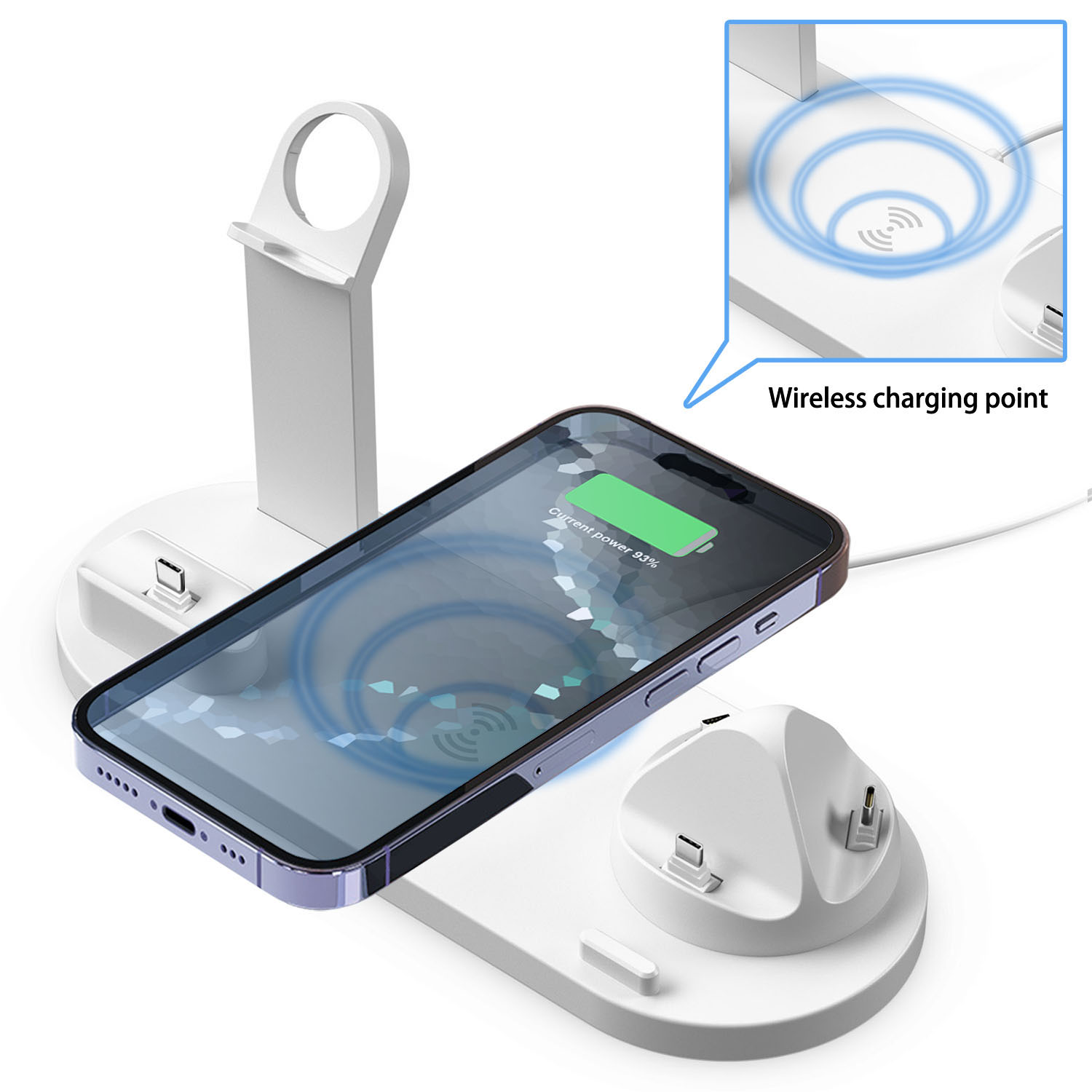 7 in 1 Wireless Chargers Stand - Watch 7 Smartwatch Iphone 评论和价格