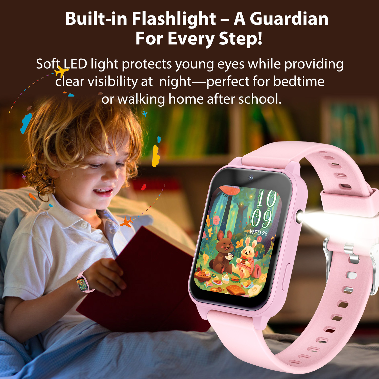 2026 New Children's Smart Watc - Smartwatch Watches For Kid Boy With Alarm 评论和价格