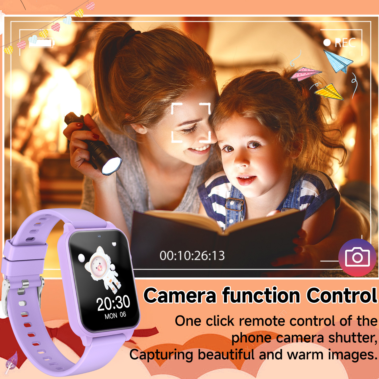2026 New Children's Smart Watc - Smartwatch Watches For Kid Boy With Alarm 评论和价格