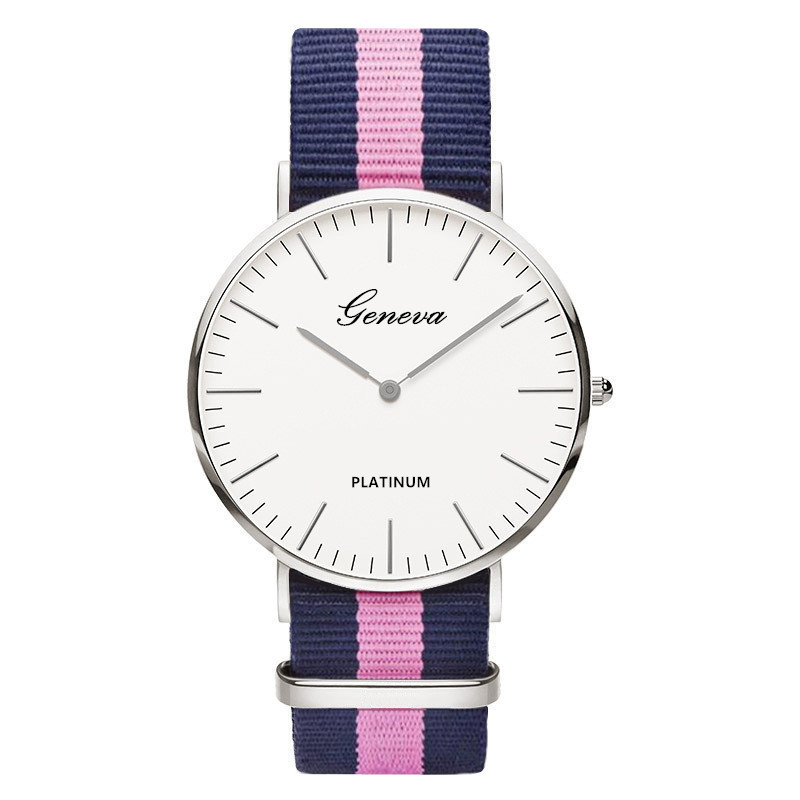 Classic Fashion Stripe Nylon B - Smartwatch Watches Brands For Women 评论和价格