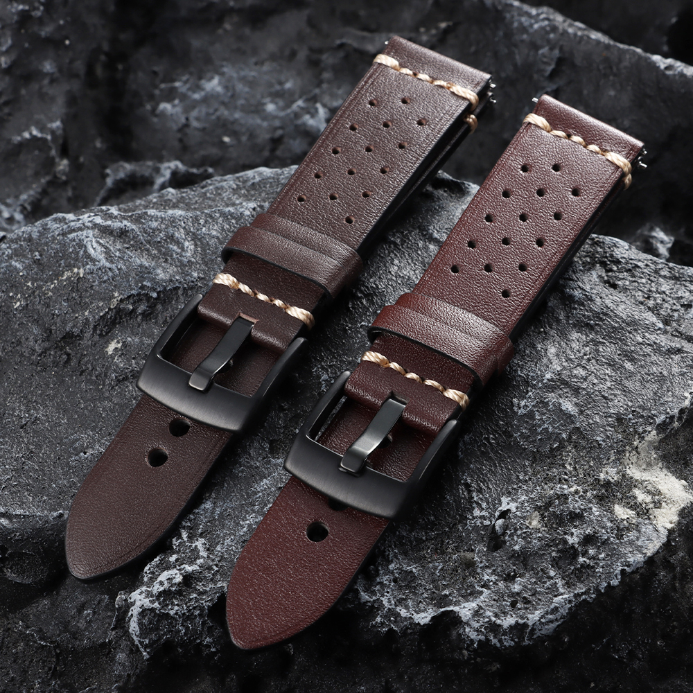 Vintage Cowhide Watch Strap 20 - Smartwatch Vintage Watches For Women 评论和价格